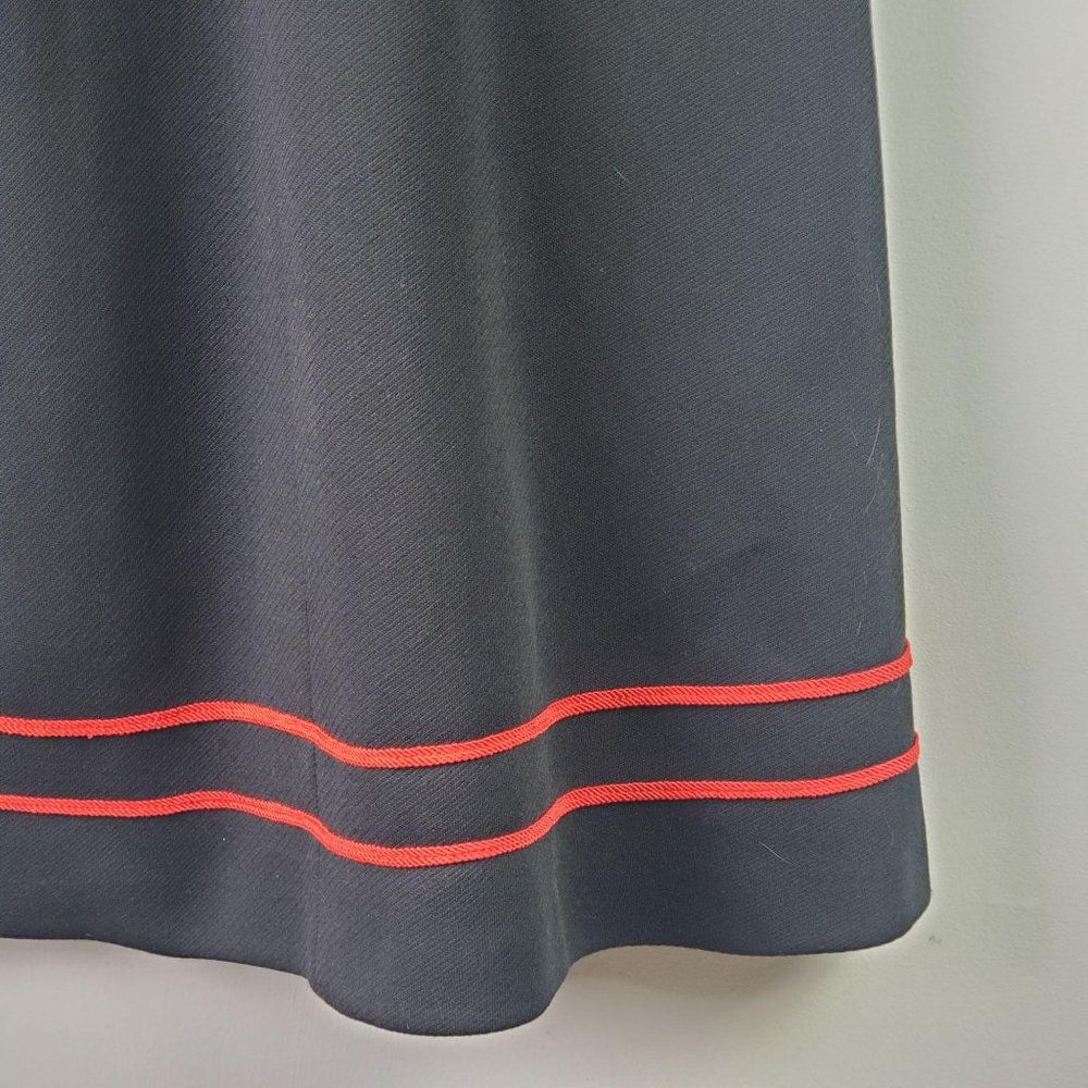 Vintage 1970s Domani Knits Retro A-Line Dress Sz 1 - Picture 13 of 15